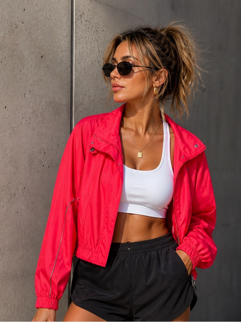 Nike Running Run Division packable jacket in Bright Red |M|.